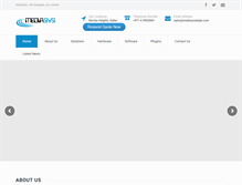 Tablet Screenshot of mediasysdubai.com